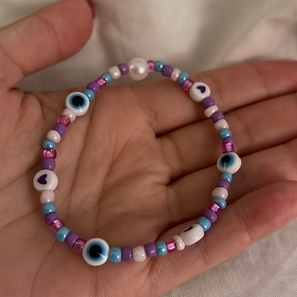 Evil Eye Bead Bracelet Custom